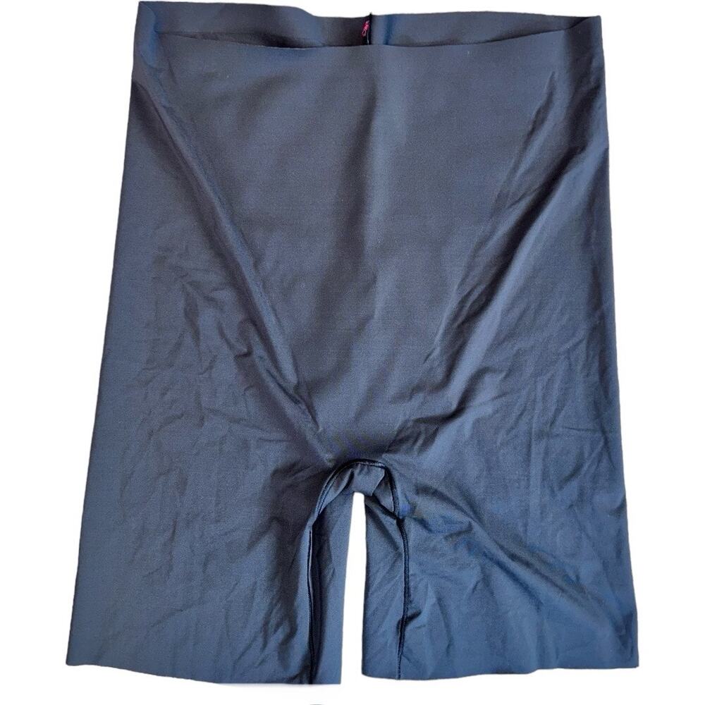 NWOT SPANX Black Thinstincts High-Waisted Mid-Thigh Short Size XL